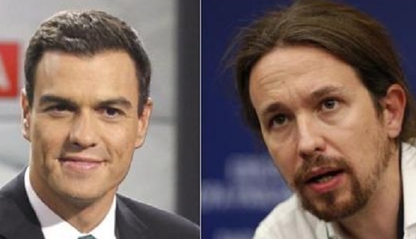 Sánchez e Iglesias, unidos por la 