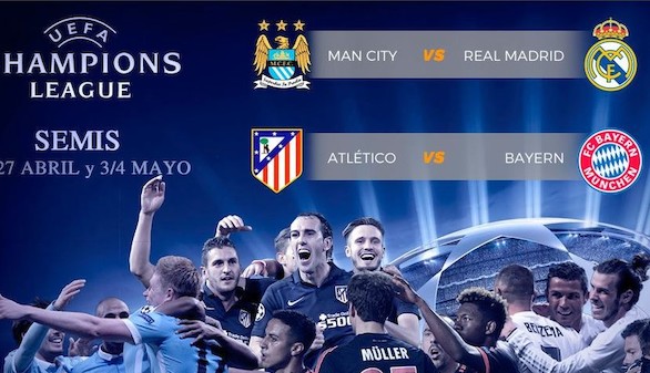 Sorteo de semifinales: a por una nueva final española en Champions