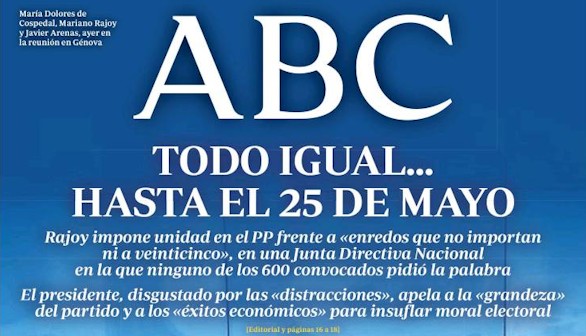 Revista de prensa: Rajoy 