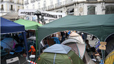 El Sindicato de Inquilinas mantiene la acampada de Sol ante el fracaso del Congreso