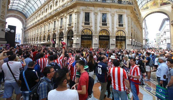 Fiesta madrileña en Milán