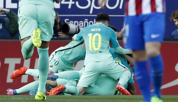 El Barcelona sobrevive al Atlético y se confirma como candidato a la Liga | 1-2