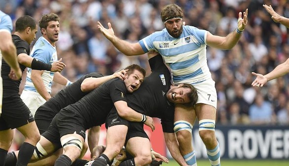 Mundial de Rugby. Los All Blacks presentan su candidatura ante los Pumas