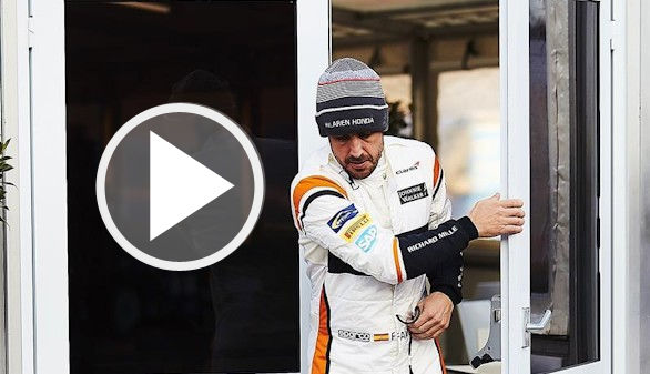 Alonso disecciona su desazón en el primer día de curso de la Fórmula Uno