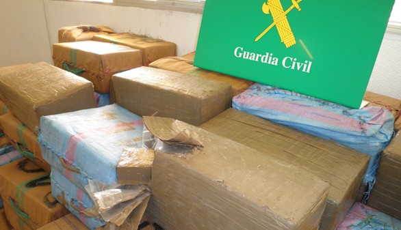 Intervenidos más de mil kilos hachís en dos operaciones en Algeciras