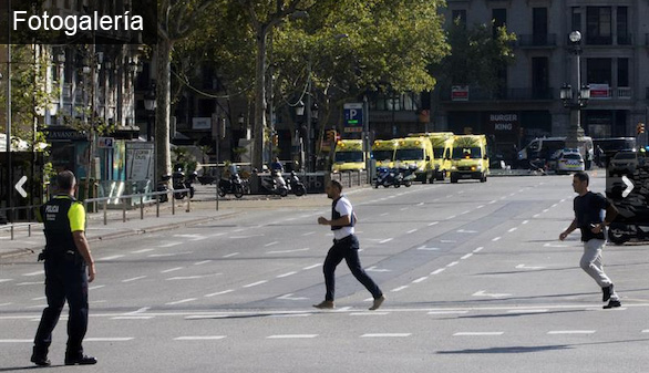 Galería de imágenes. Atentado en Barcelona