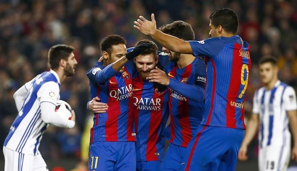 Copa. El Barcelona más aplicado destroza a la Real y pasa a las semis | 5-2