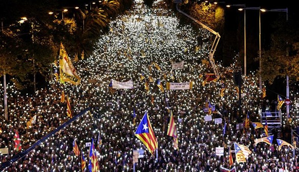 Los separatistas piden la liberación de los 
