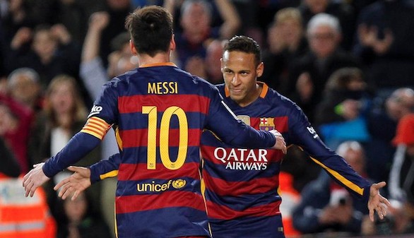 Messi, Neymar y Suárez calientan el baño y masaje ante el Betis | 4-0