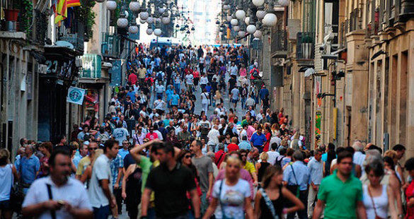 El turismo en Cataluña ha descendido un 15% desde el 1-O