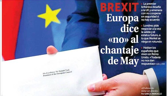 May también tiene una carta para los españoles