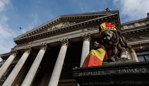 Trece registros se saldan con nueve detenidos en Bélgica