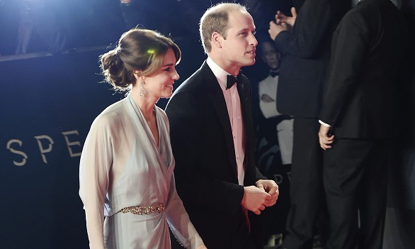 Los duques de Cambridge, en el estreno de la nueva de James Bond