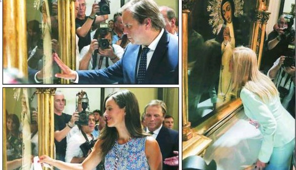 Carmena 'pasa' de la Virgen de la Paloma