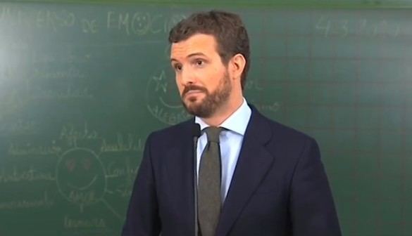 Casado tilda la 'Ley Celaá' de “ingeniería social contra los más pequeños y los padres