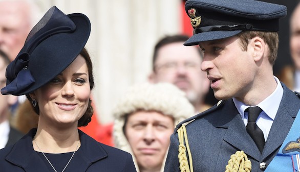 Catalina y Guillermo, padres de una niña