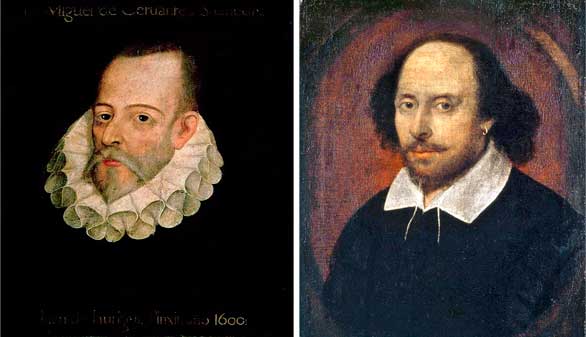 Reino Unido se vuelca con Shakespeare mientras España ignora a Cervantes