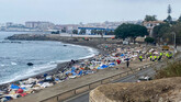 Ceuta retira más de 220 toneladas de residuos y materiales de la playa del Trampolín