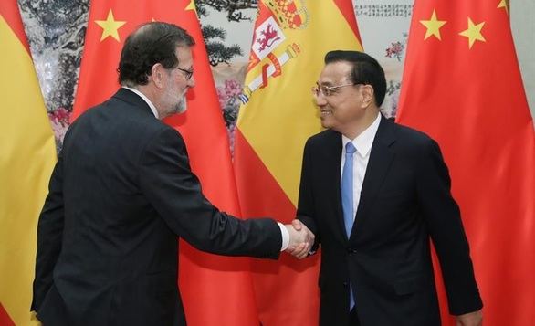 Rajoy presume en China de la 
