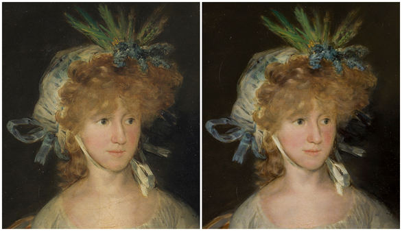 El Museo del Prado restaura La condensa de Chinchón , de Goya