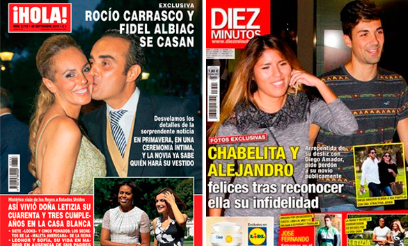 Rocío Carrasco y Fidel Albiac se casan tras 16 años juntos