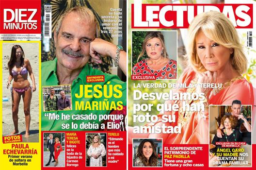 Crónica rosa. Boda sorpresa de Jesús Mariñas con su novio venezolano