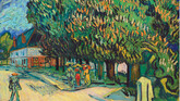 Fotografía cedida por la casa de subastas Sotheby's donde se aprecia la obra 'Chataignier en fleurs', realizada en 1890 por el neerlandés Vincent van Gogh.
