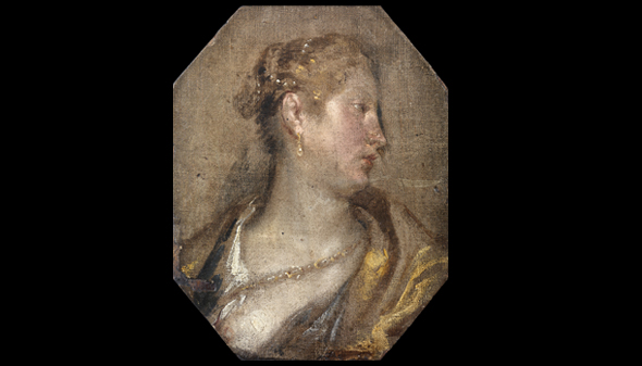 Dama de perfil , una obra inédita de Velázquez ahora expuesta en Valencia