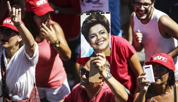 Brasileños a favor y en contra de Rousseff 'toman' las calles