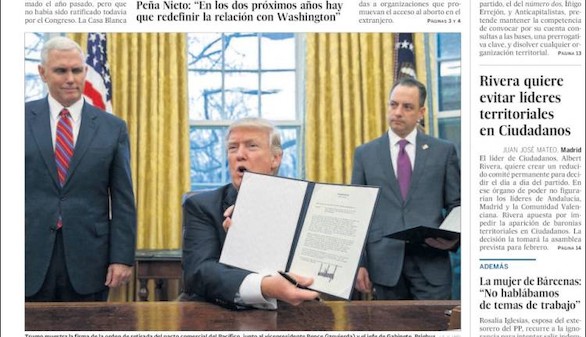 Trump: guerra comercial a China, guerra al castellano