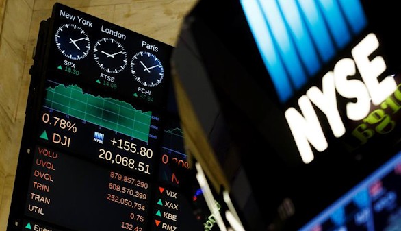 El Dow Jones hace historia al superar los 20.000 puntos al cierre