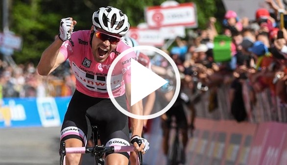 Giro de Italia. Dumoulin sorprende a Quintana y amplía su liderato en Oropa
