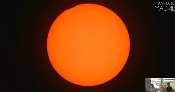 Eclipse solar: así cubrió la Luna el 20% del diámetro solar