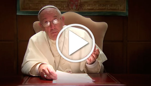 El Papa se estrena como 'youtuber' llamando al diálogo entre religiones
