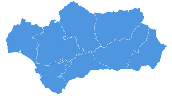 Los resultados de las elecciones de Andalucía por provincias