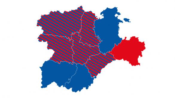Los resultados de las elecciones de Castilla y León por provincias