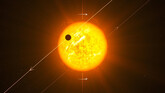 La mayoría de los planetas orbitan en el mismo plano y en la misma dirección de rotación que su estrella. Sin embargo, algunos planetas pueden tener órbitas muy inclinadas, o incluso moverse en dirección opuesta a la rotación de la estrella.
