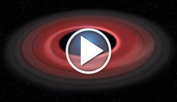 Los brillantes restos gaseosos del 'almuerzo' de una estrella zombi