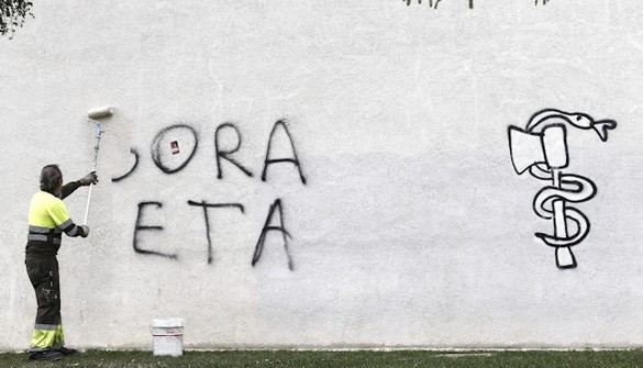Una pintada a favor de Eta no es delito si está 