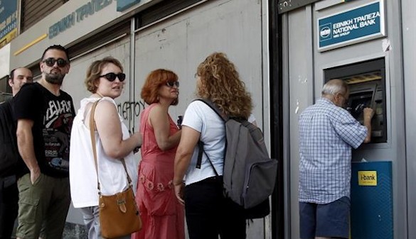 El corralito se mantiene en Grecia hasta el próximo jueves