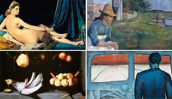 En otoño, Ingres, Kandinsky y Munch
