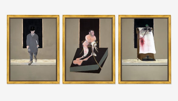 A subasta uno de los 28 trípticos que pintó Bacon, un formato de récord para el artista