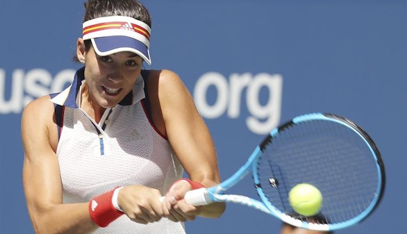 Garbiñe Muguruza arrasa en su debut en el Open USA