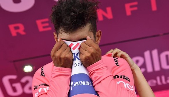 Giro de Italia. El colombiano Gaviria se lleva el triunfo y la maglia