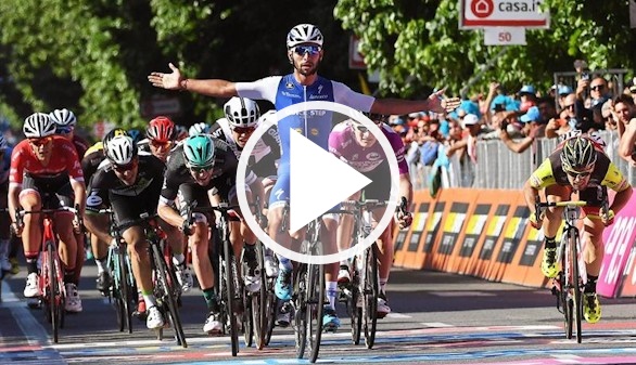 Giro de Italia. La perla Gaviria sigue dominando el sprint y Jungels de rosa