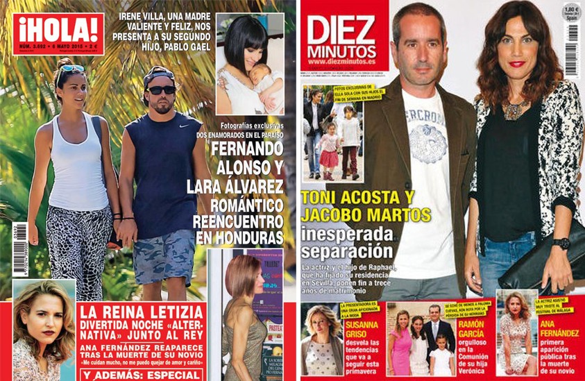 La separación de Toni Acosta y Jacobo Martos