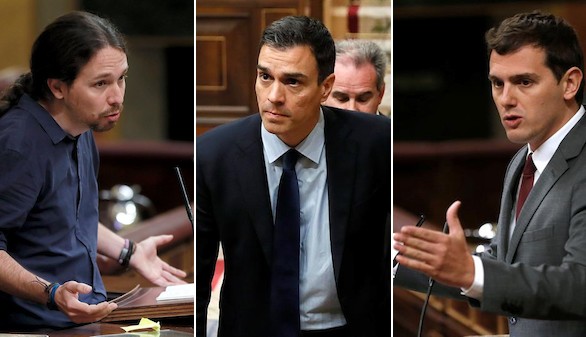 Ciudadanos y Podemos se enzarzan antes de reunirse con el PSOE