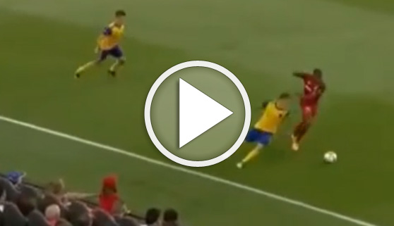 Vídeos virales. Un triple regate único