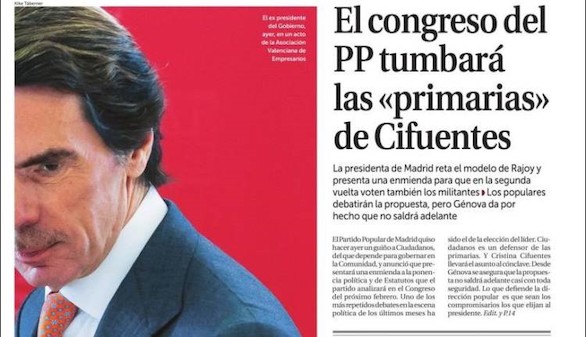 Aznar vuelve (a por dinero)