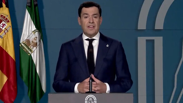 Moreno exige al Gobierno la "inmediata revisión" de todas las vías de Andalucía: "El Ave ya no es seguro"
